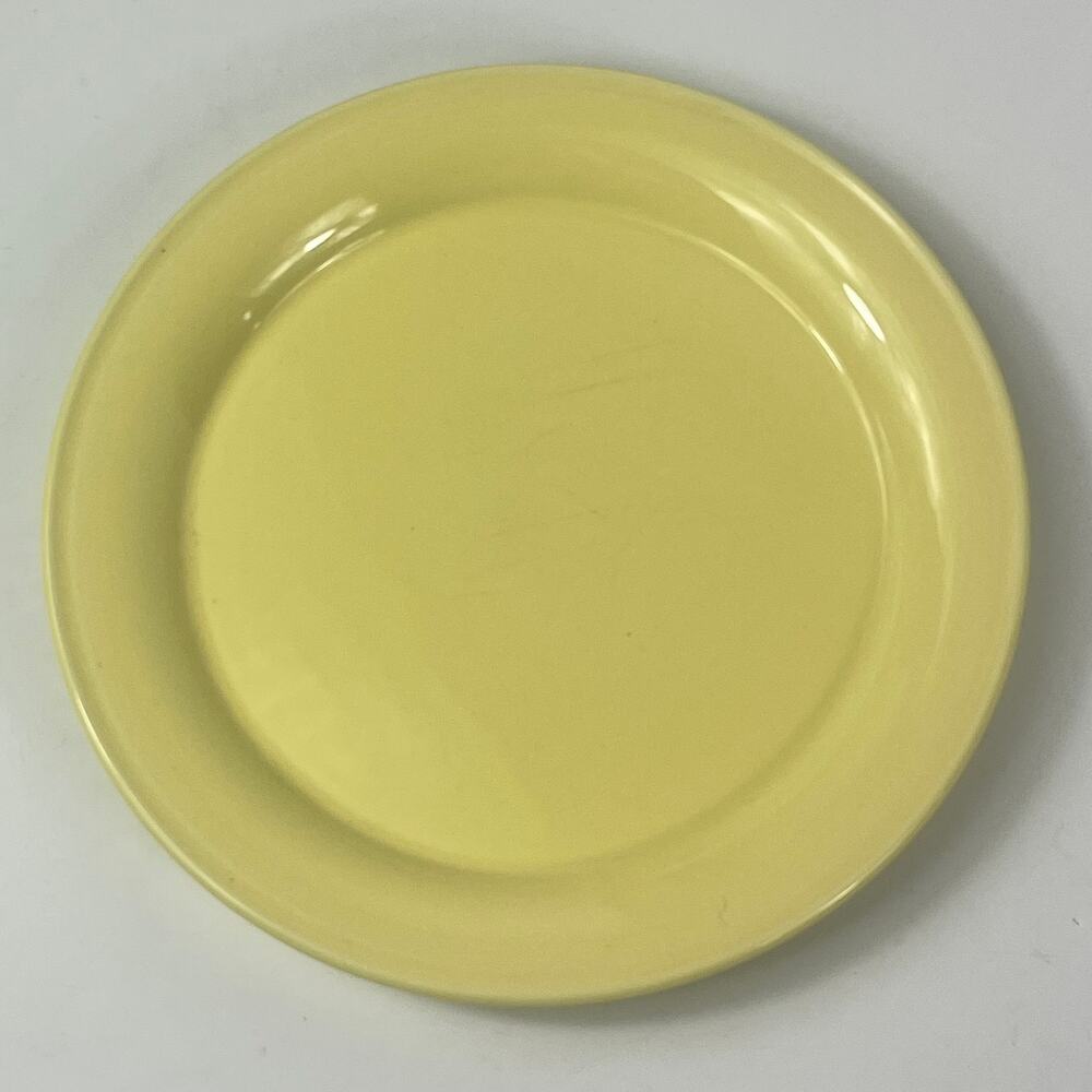 Nancy Calhoun Plate Yellow Japan Stoneware Dessert Salad Replacement Vtg